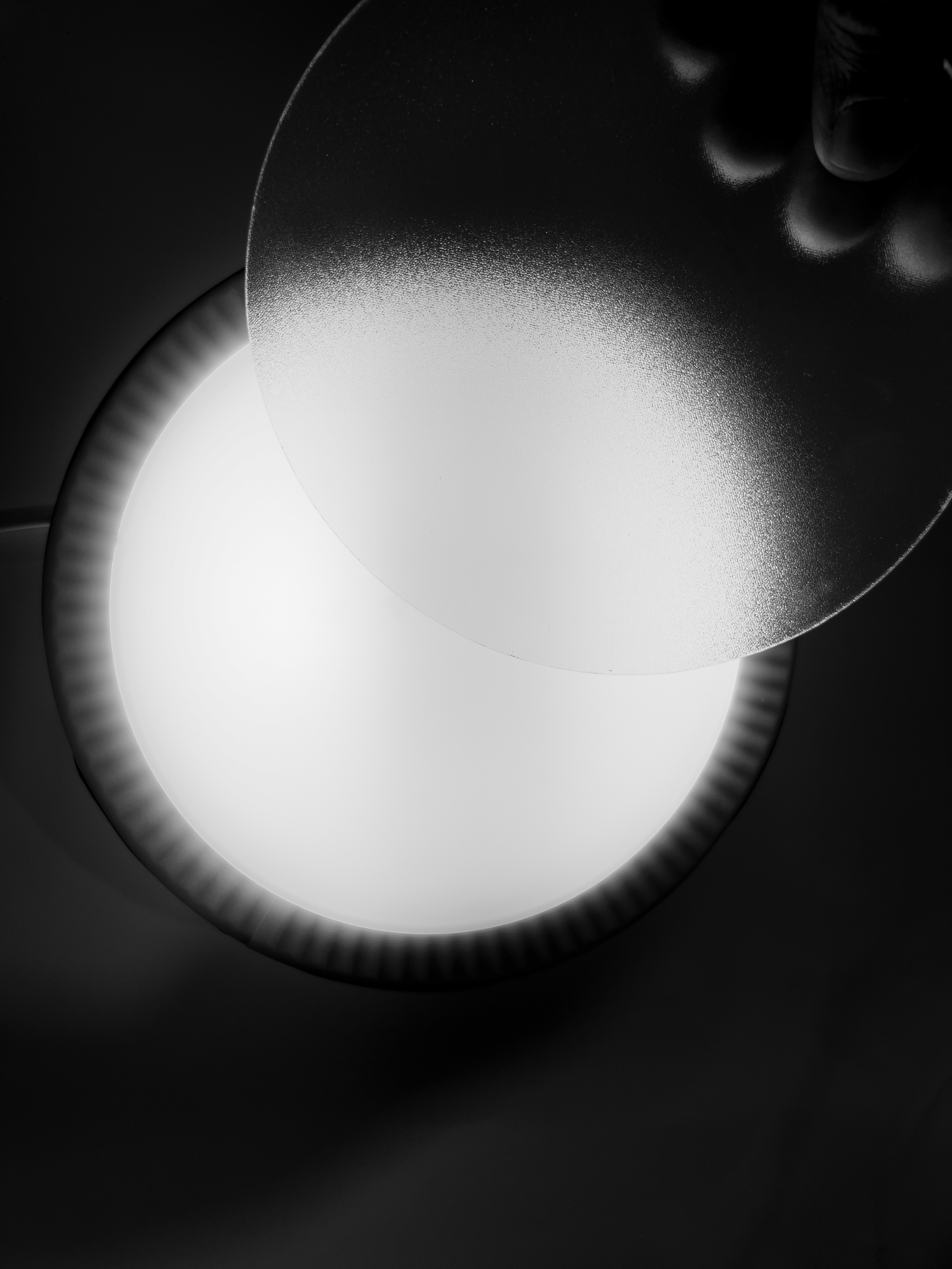 Research Photograph - Testing Materials for Edge Lighting effect