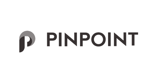 The logo of our client Pinpoint.