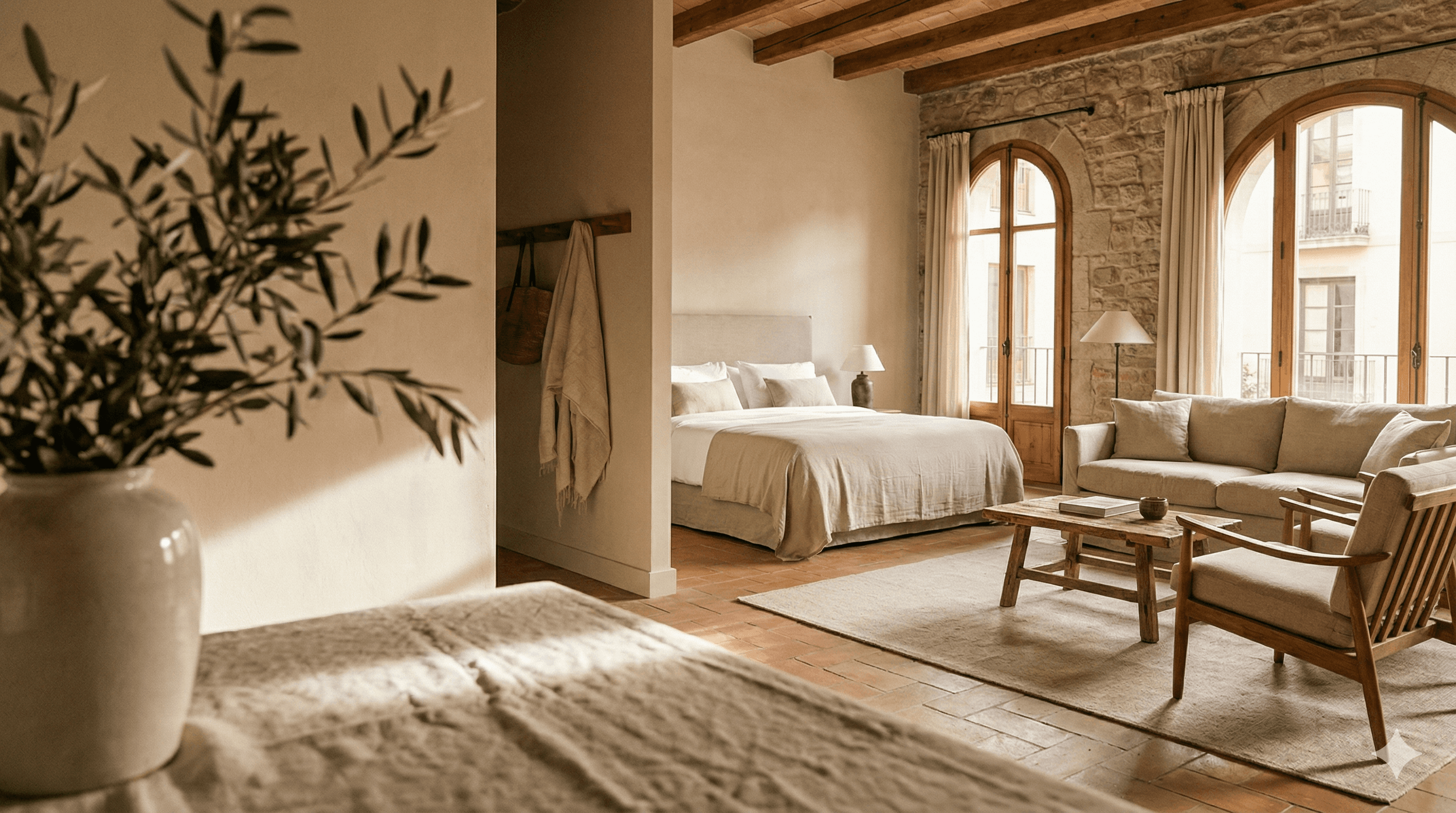 Group of men surfing