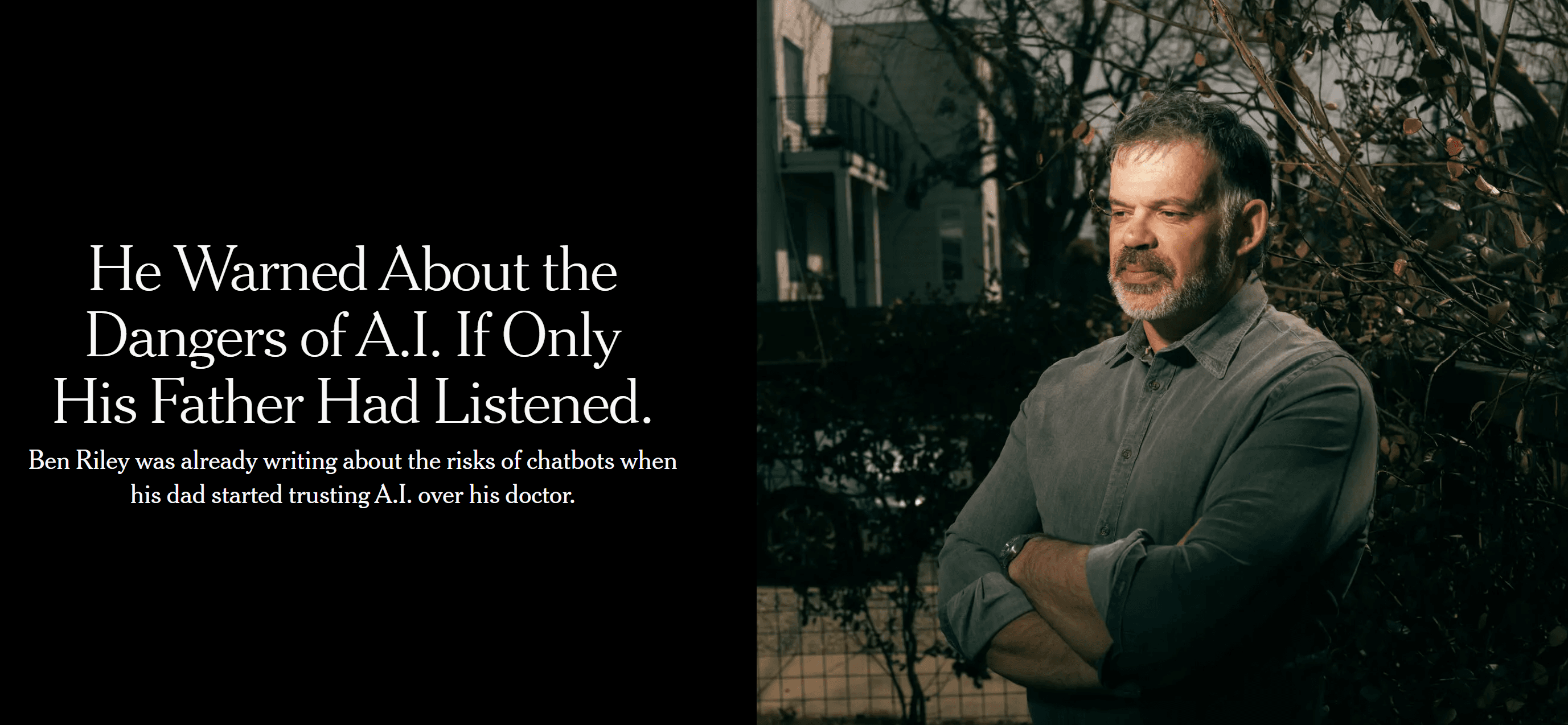 New York Times header image of Ben Riley, Cognitive Resonance