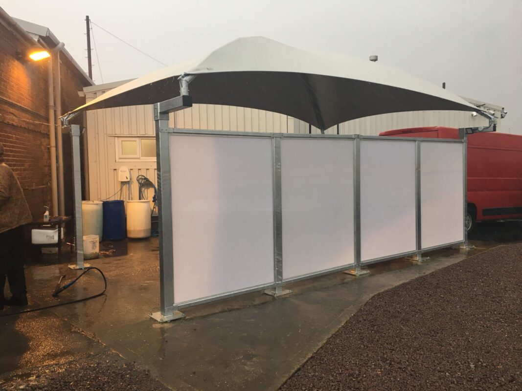 Paneling and Enclosed Structure Canopy