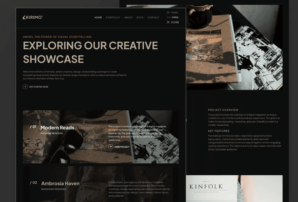 Creative Portfolio Website