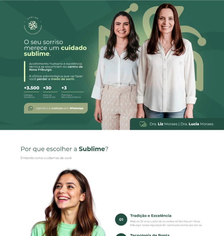 Cuidado Sublime site - Cliente Zero14