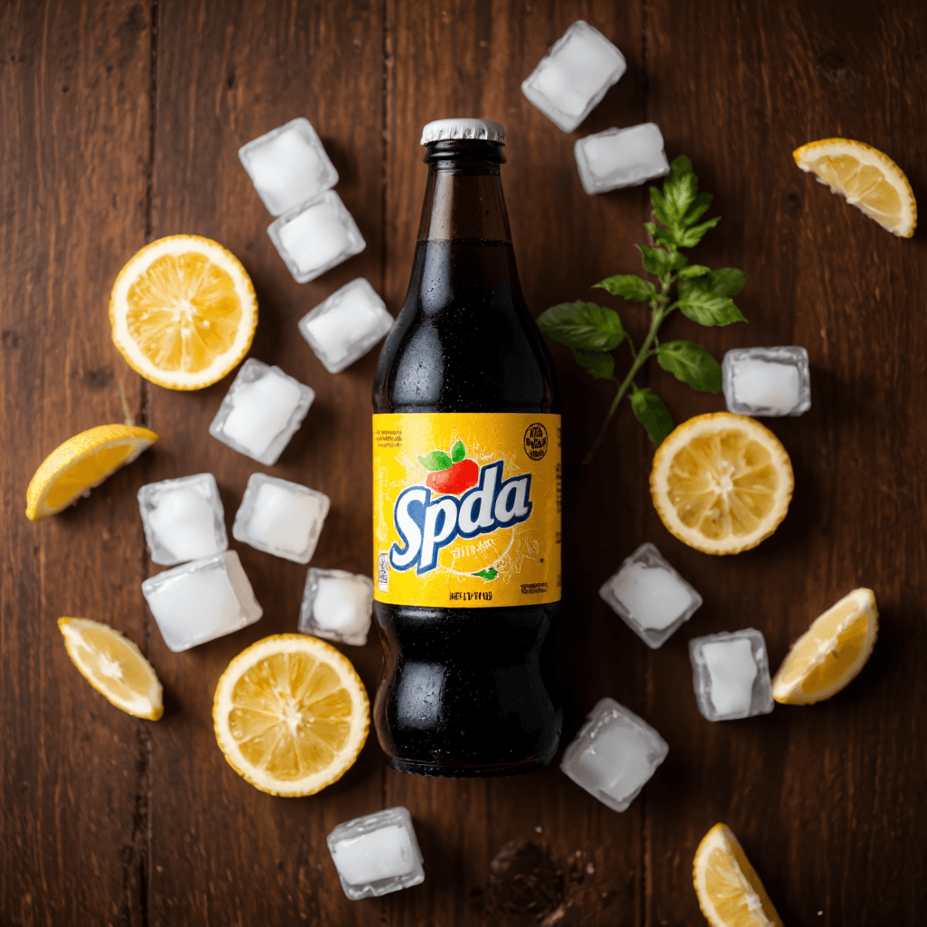 product photography of bottle of soda