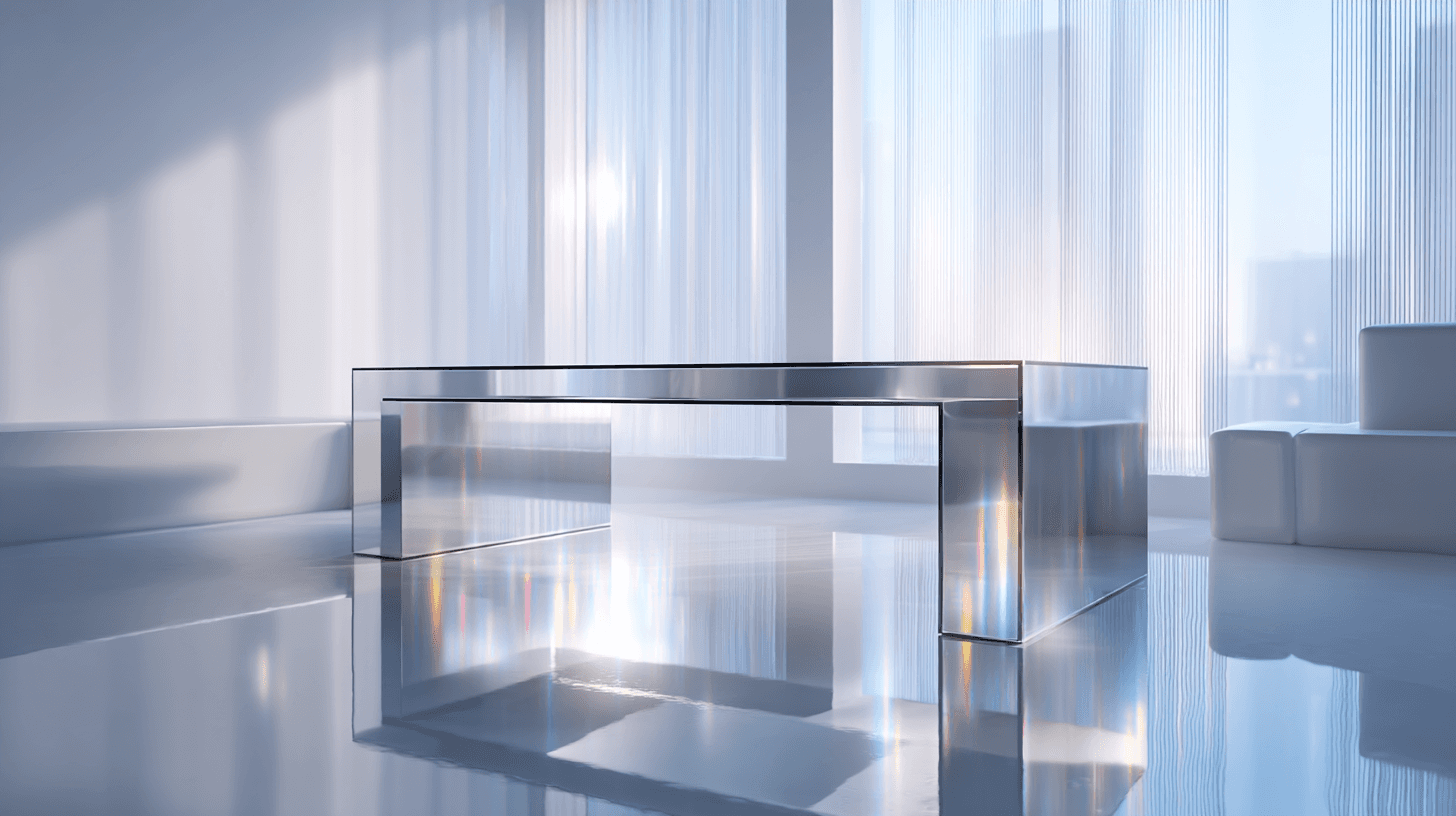 a model wearing a modern glasses