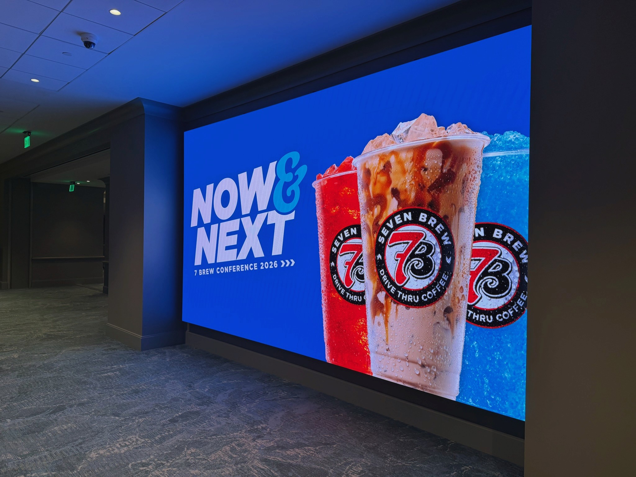 Now and Next Convention Event Logo for 7 Brew