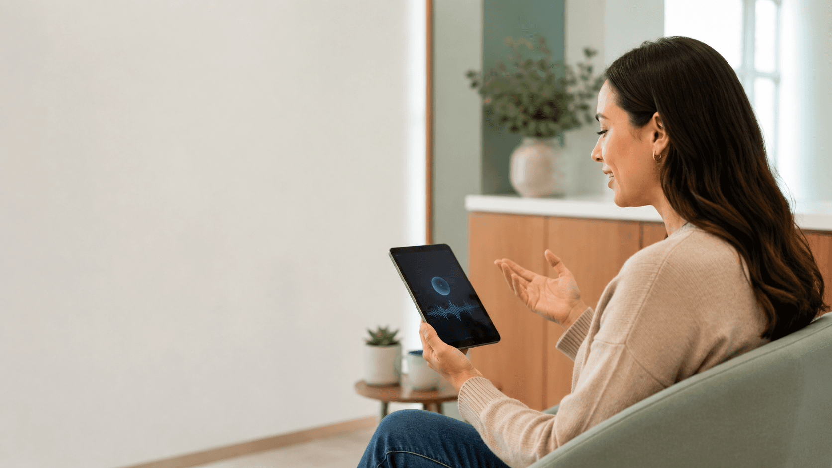 Family physician listening to a patient in a calm clinic consultation