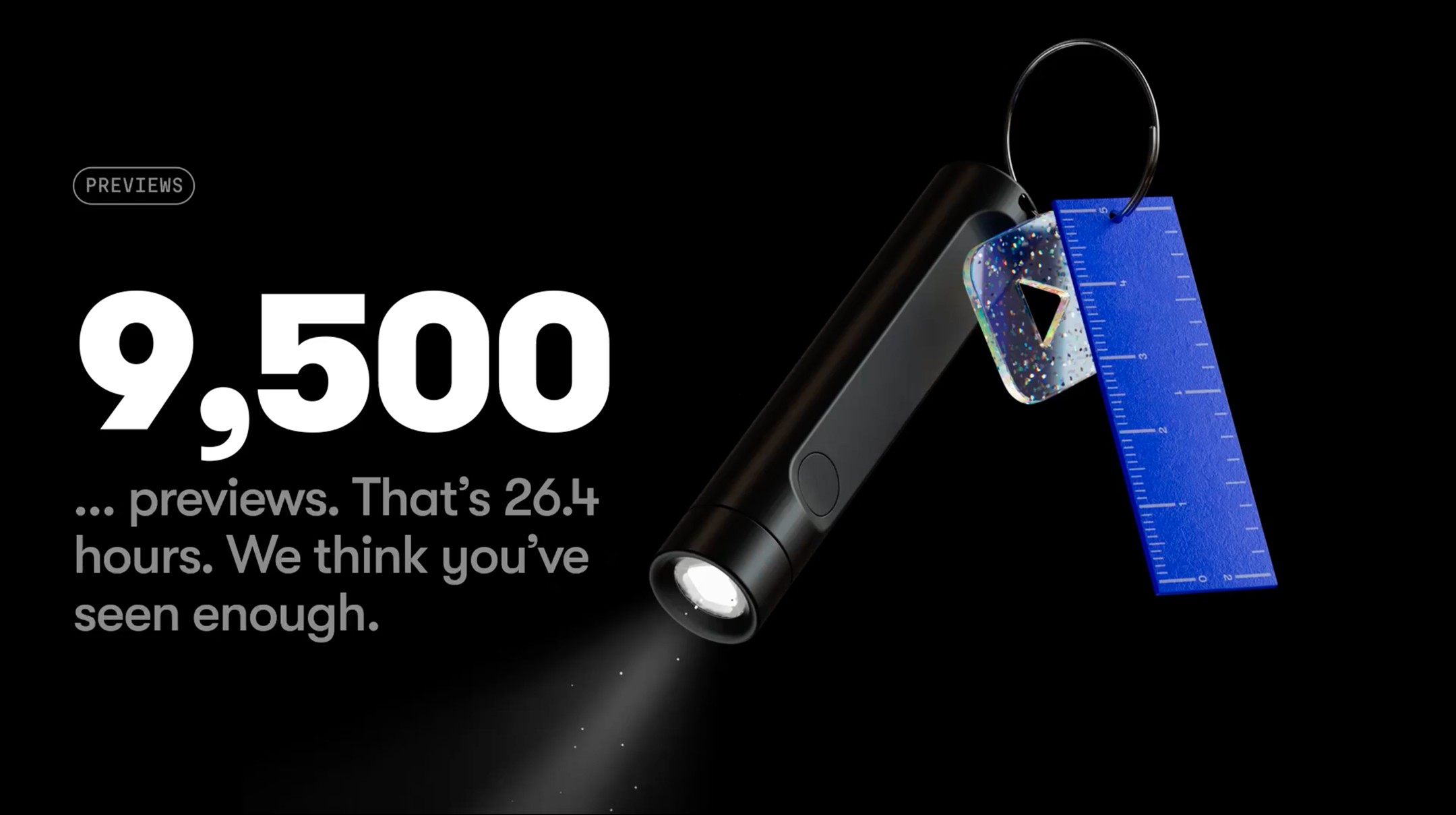 Groovio printscreen z Framer shournu o výsledcích Groovio tvorby webů na paltformě Framer počet previews