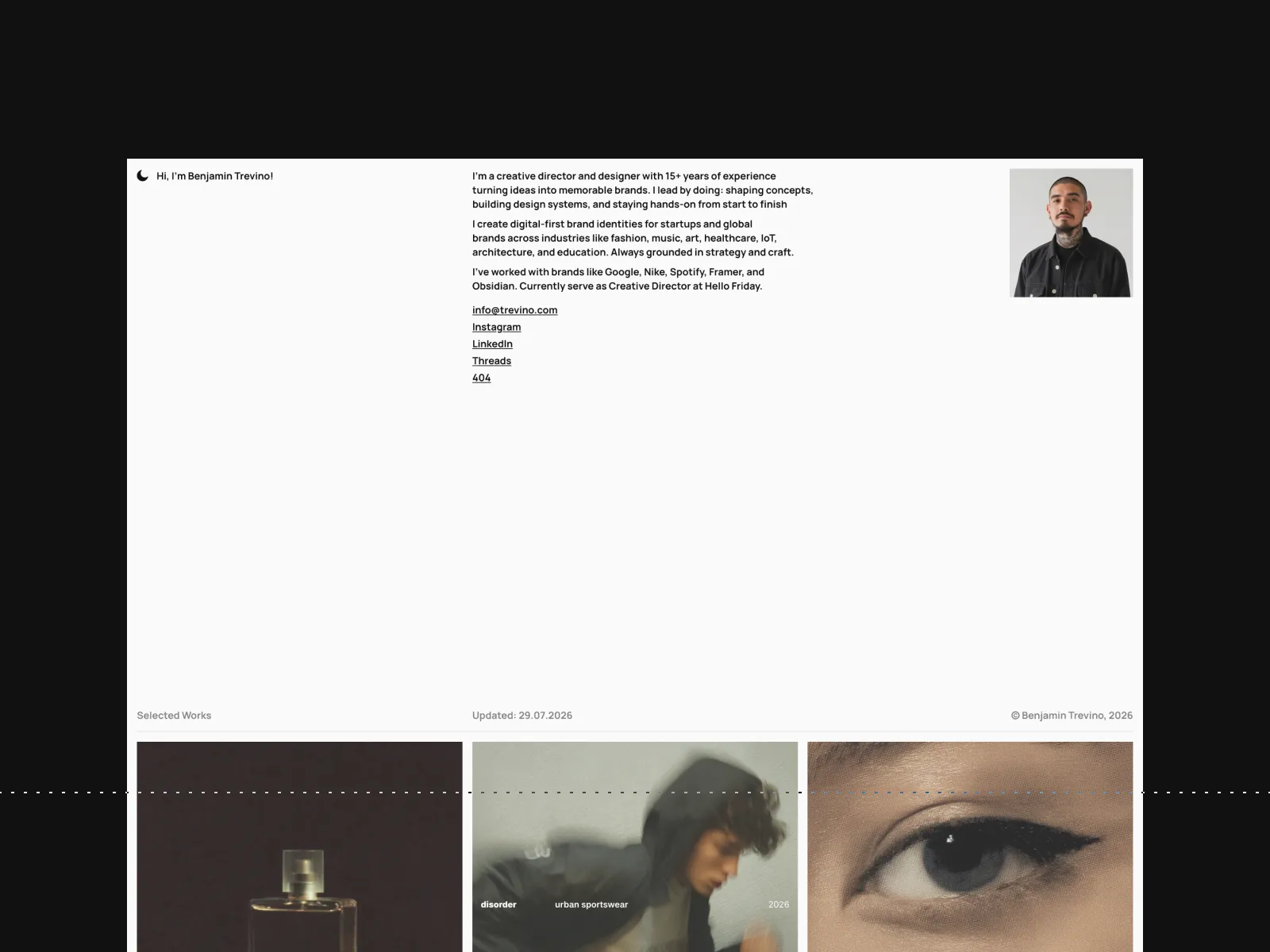 Preview of the Plyń template layout