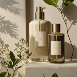 Elegant Skincare Bottles
