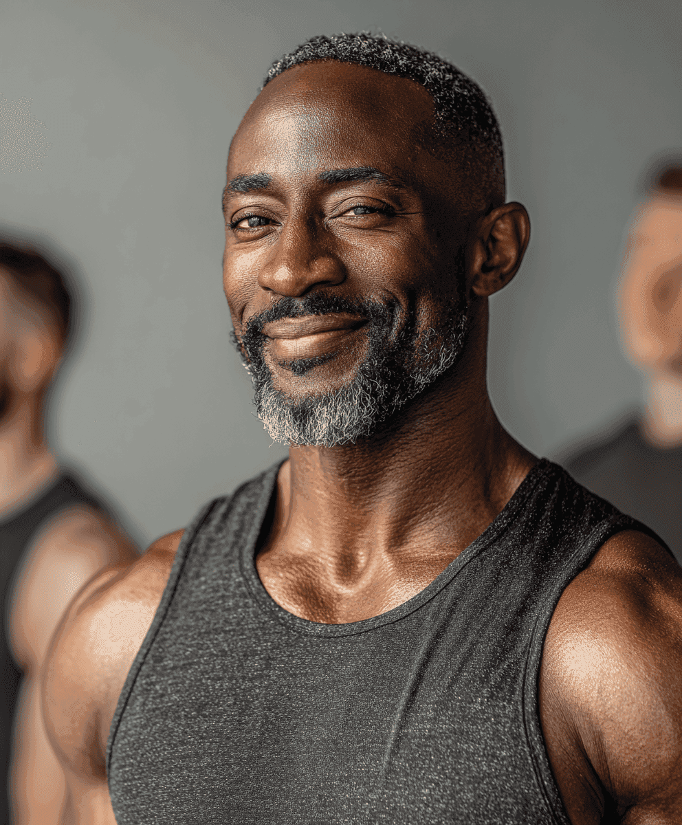 Rachel Stone standing with ABS and hands in her pockets