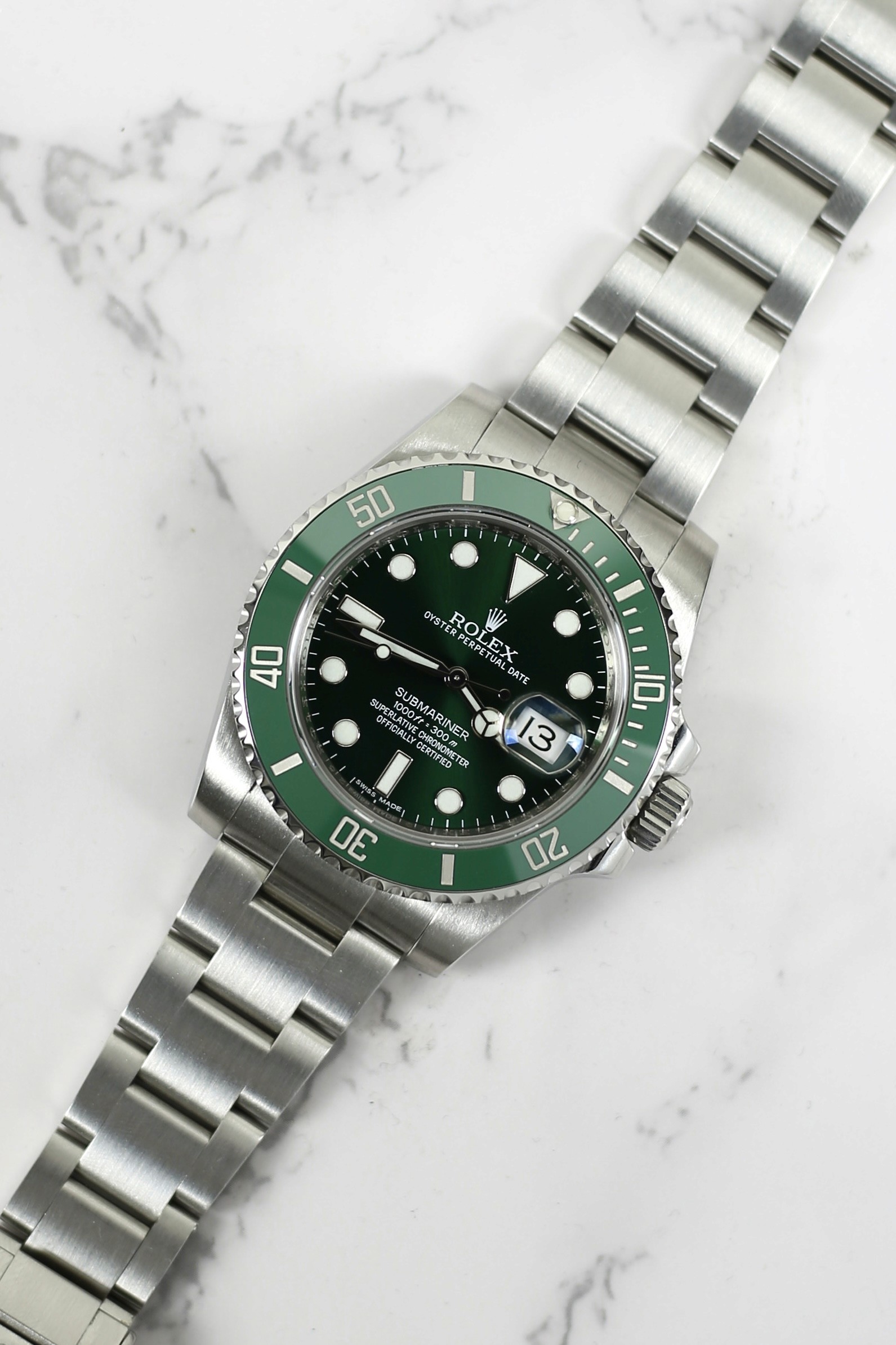 SUBMARINER DATE "HULK" GREEN BEZEL