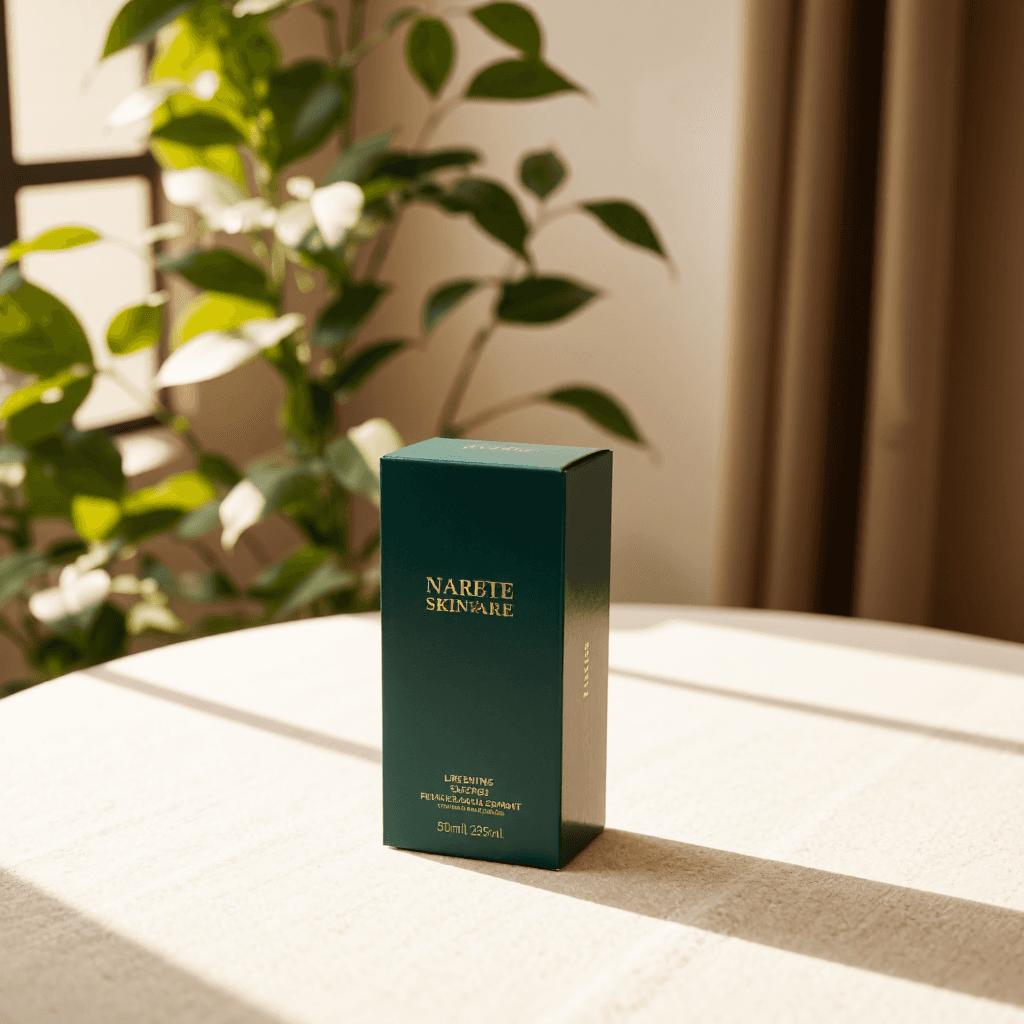 product photography of a box of skincare product