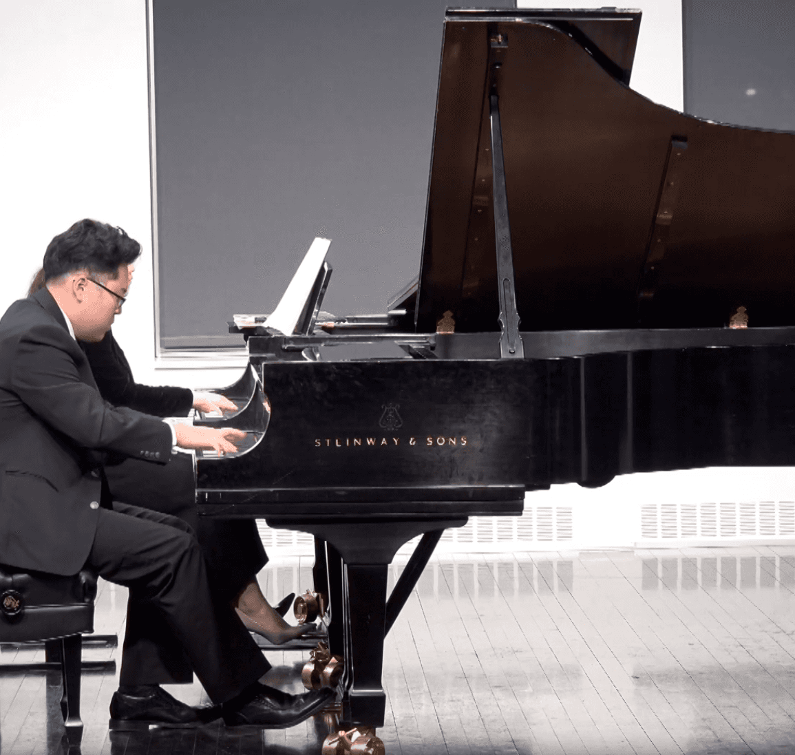 Meyer Nam playing piano