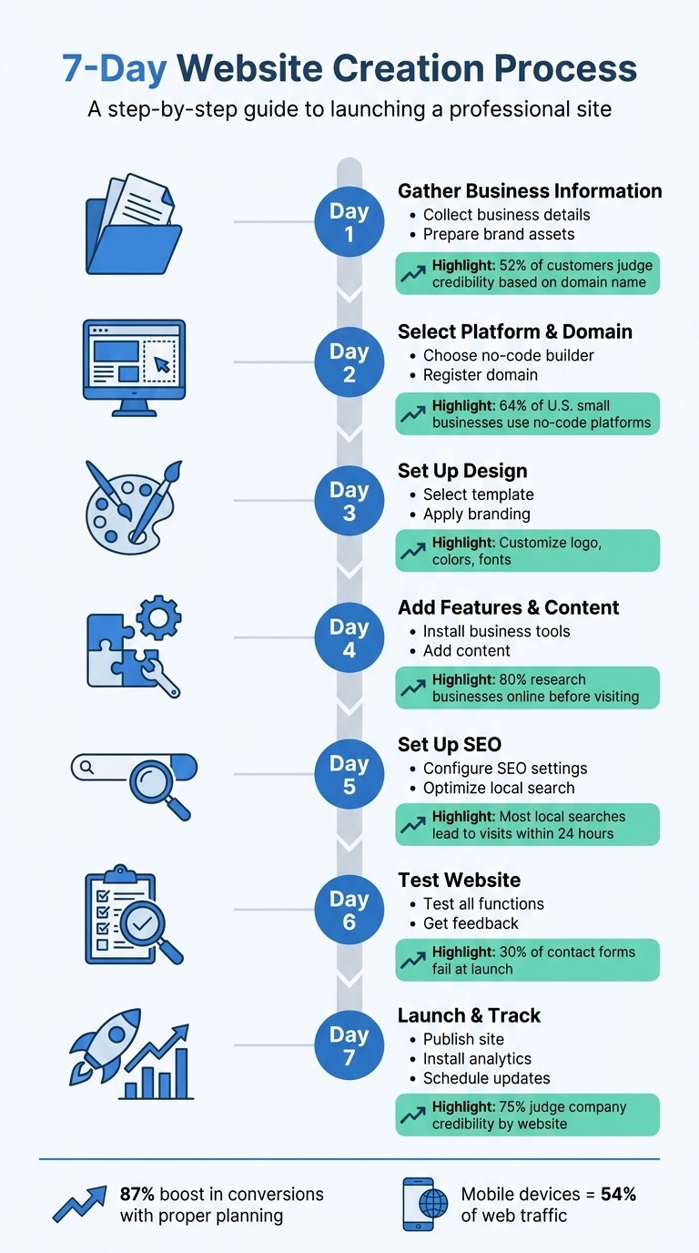 7-Day Website Launch Timeline: Step-by-Step Guide