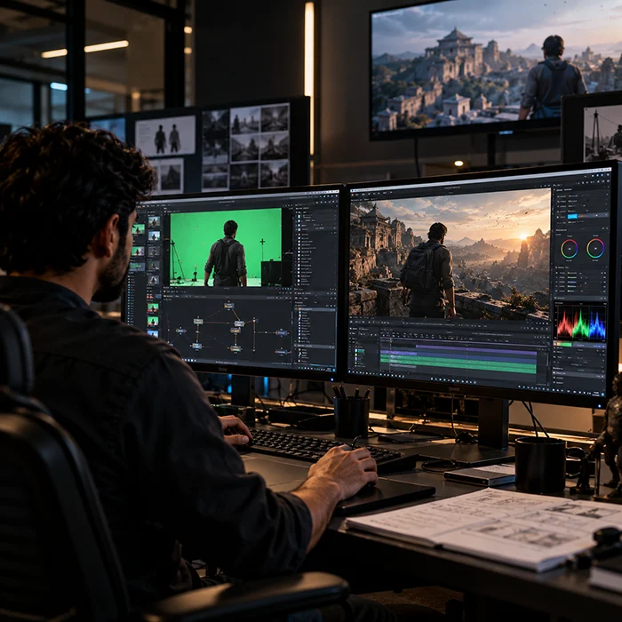 Professional VFX compositing and visual effects production at Cinesta