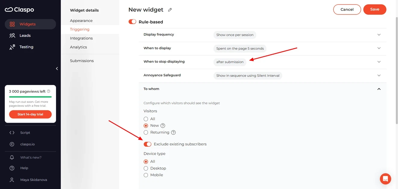 claspo-exclude-existing-subscribers