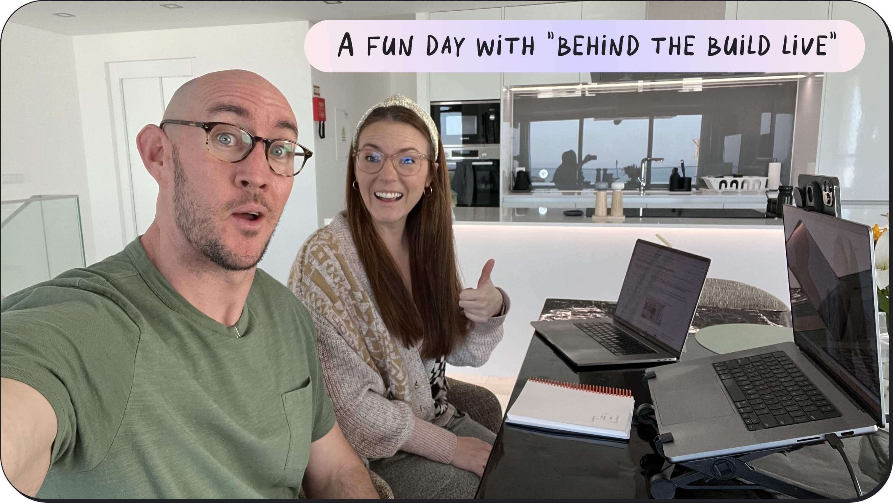 Working on Behind the Build LIVE