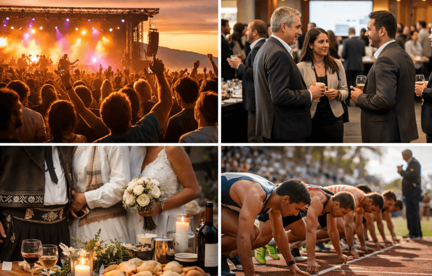 herramientos para según cada evento