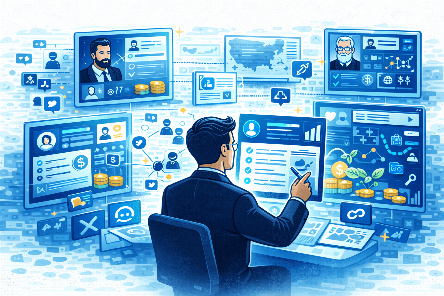 The image showcases the tone of the messages a Web3 project founder sends to investors to secure funding.