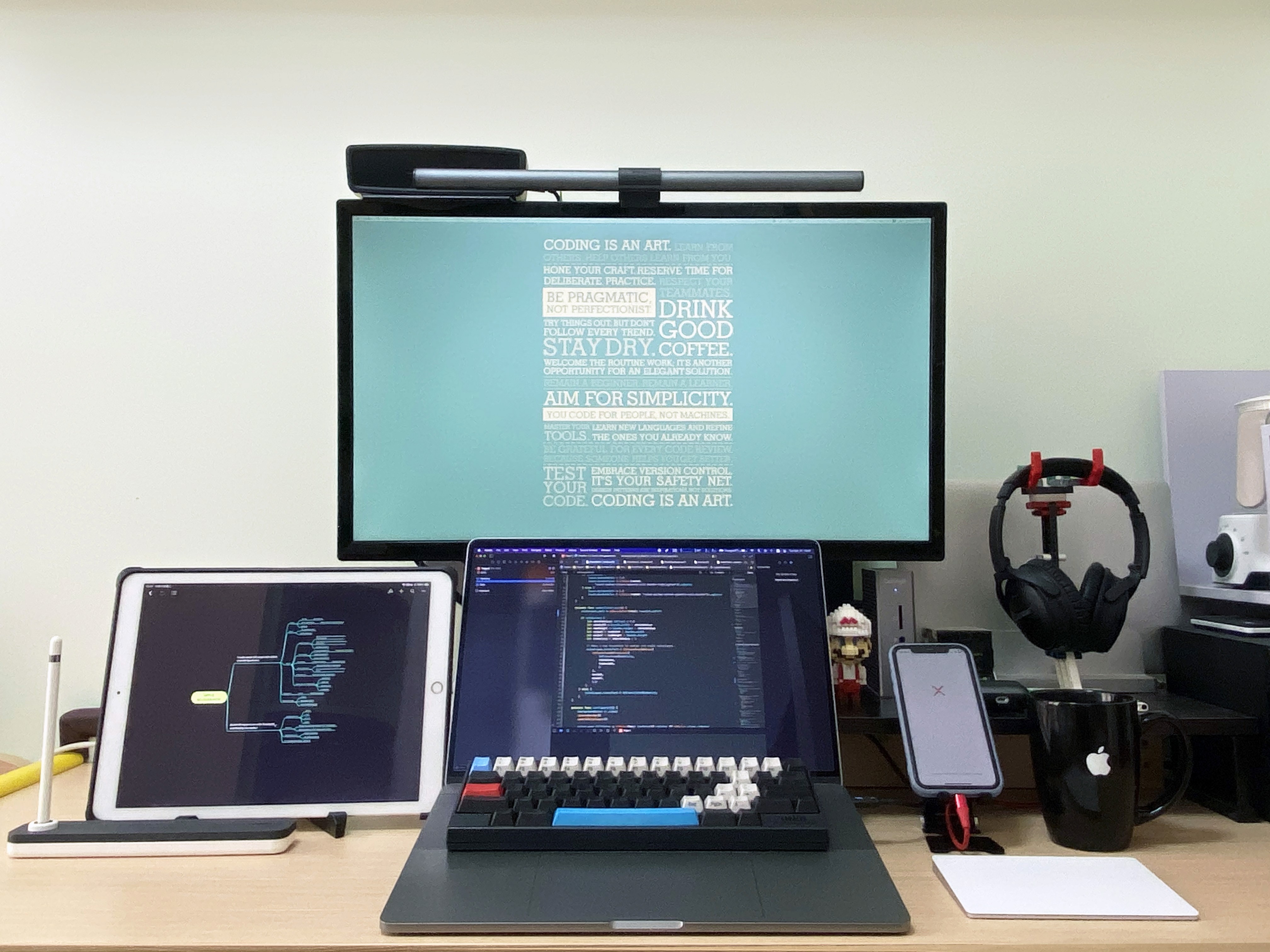 工作桌面与设备展示