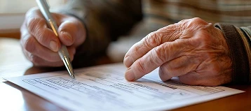 Illustratiojn d'une séparation de bien