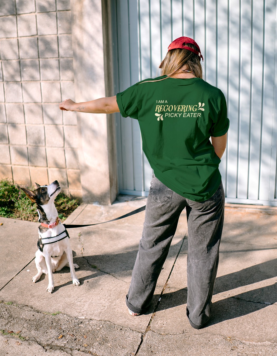 T-Shirt with Text on the Back