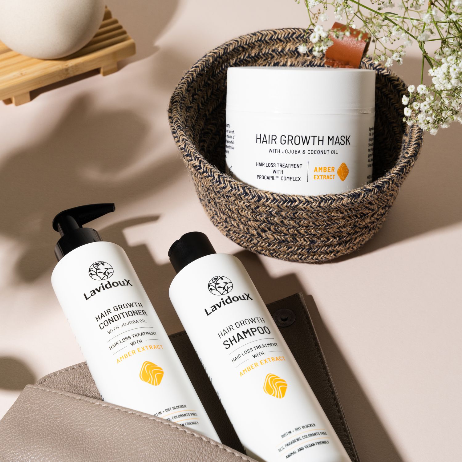 Lavidaux skincare products set