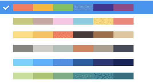 思维导图颜色示例