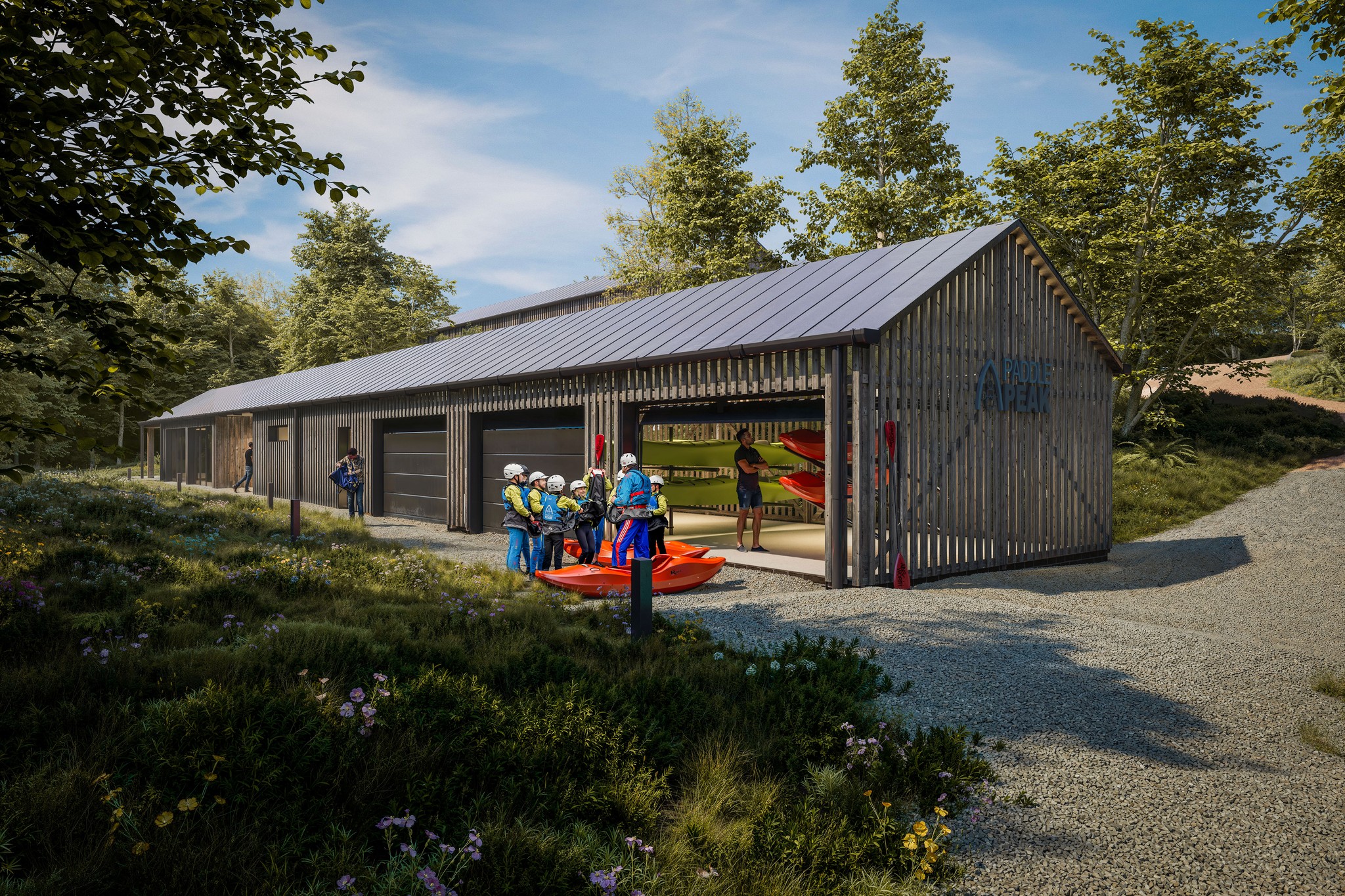 Peak HQ still CGi & Photomontage created using 3ds max, V-Ray, iToo software forest pack & Adobe Photoshop