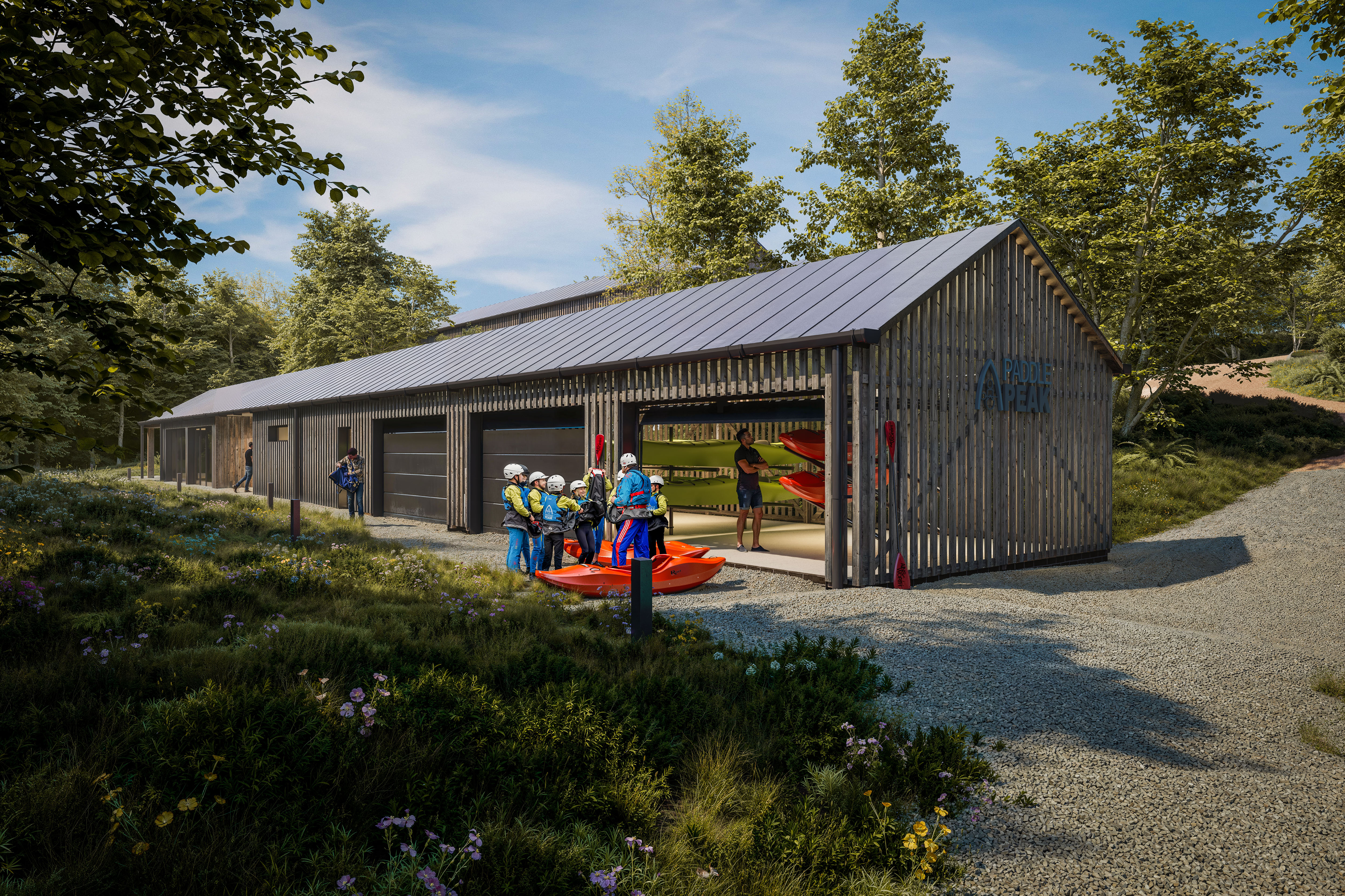 Peak HQ still CGi & Photomontage created using 3ds max, V-Ray, iToo software forest pack & Adobe Photoshop