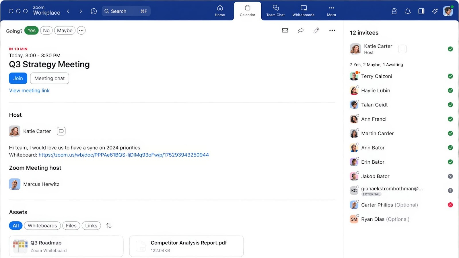 Zoom's video-first collaboration suite for teams