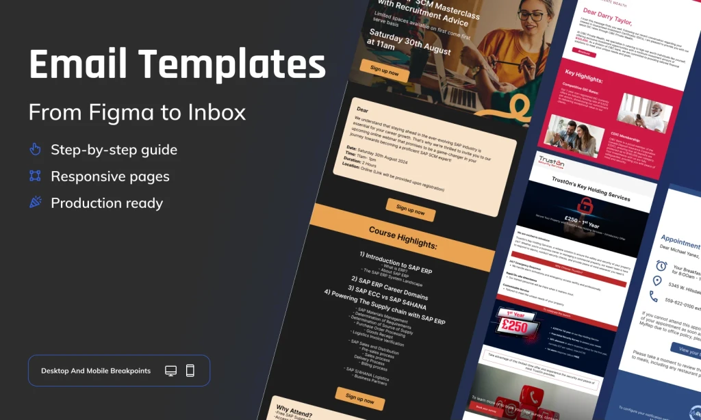 Custom email tamplate design