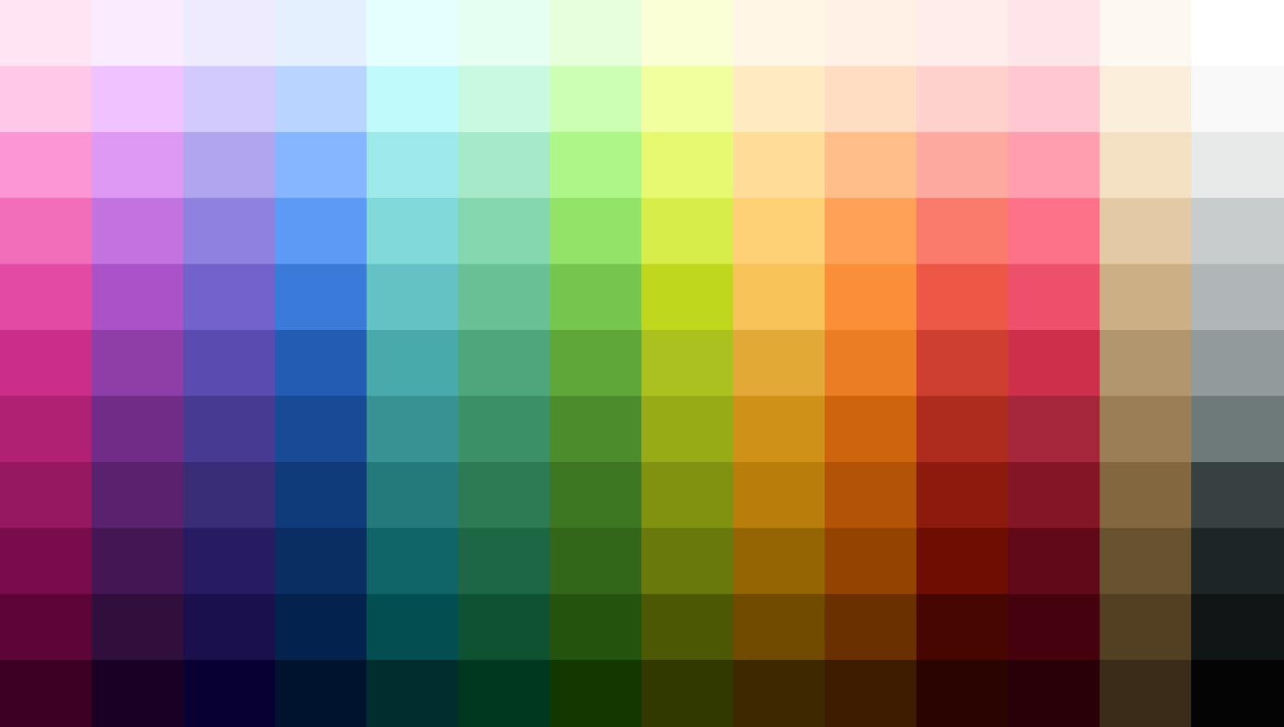 Image of the brand color palette