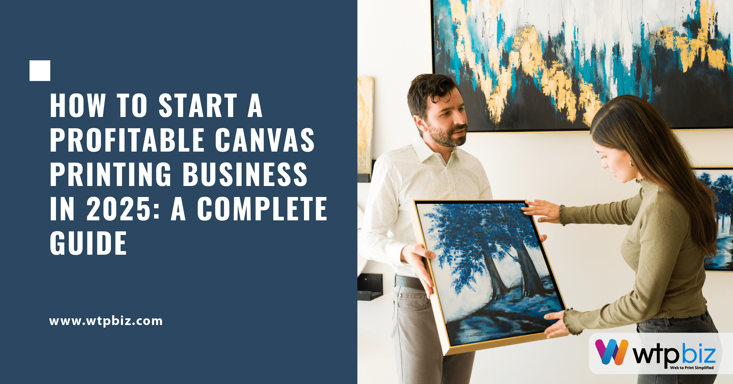 start a profitable canvas printing business