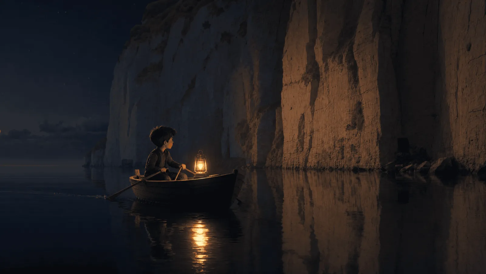 Lightframe Animation Studios, Boy in Boat with Lantern