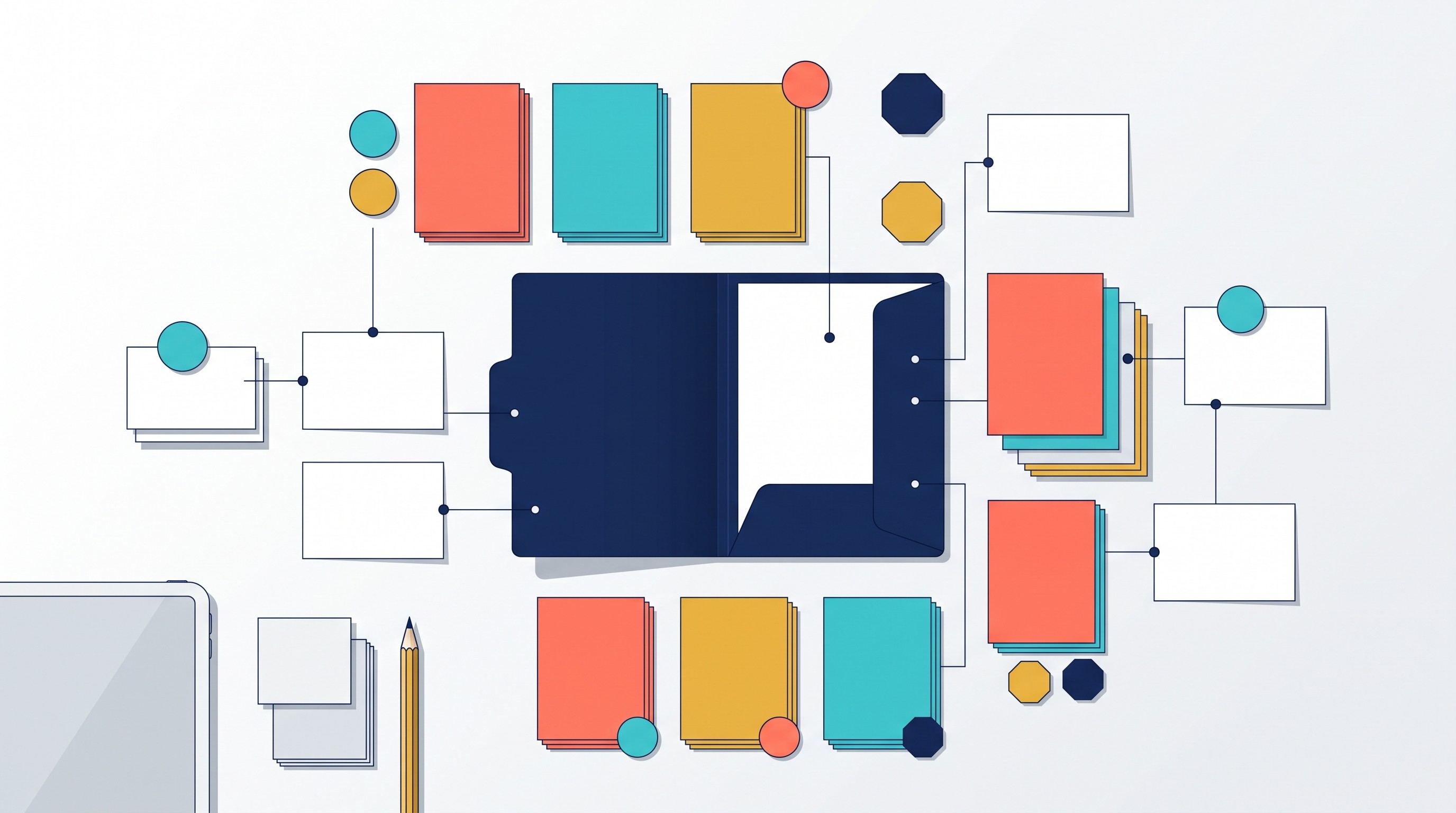 Research project connected to organized Reader sources and notes