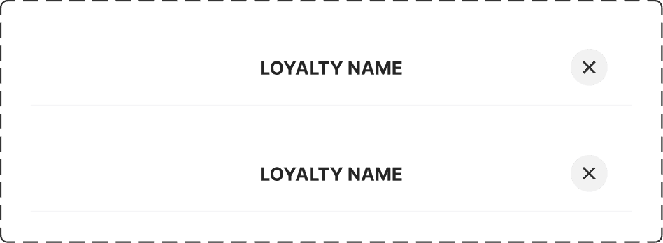 UI component showing the different states of the trigger