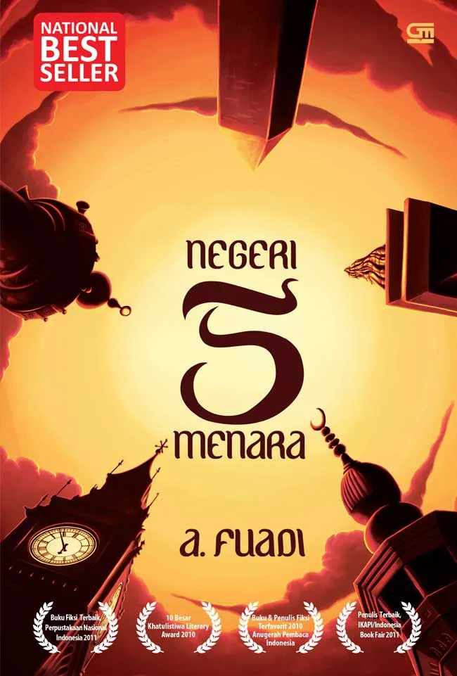Cover book negeri 5 menara
