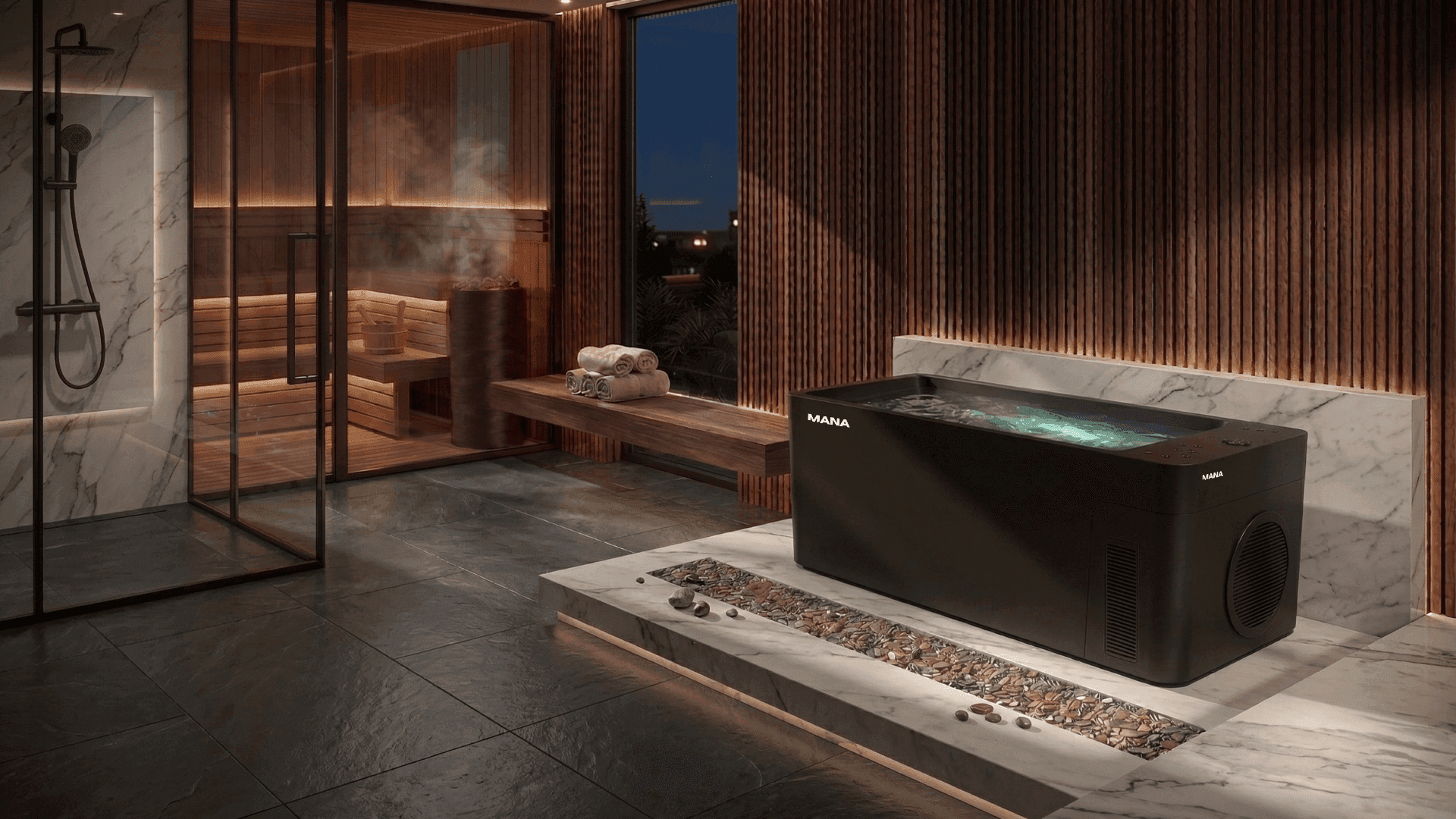 Picture of Mana 1.0 a commercial icebath in spa enviorment