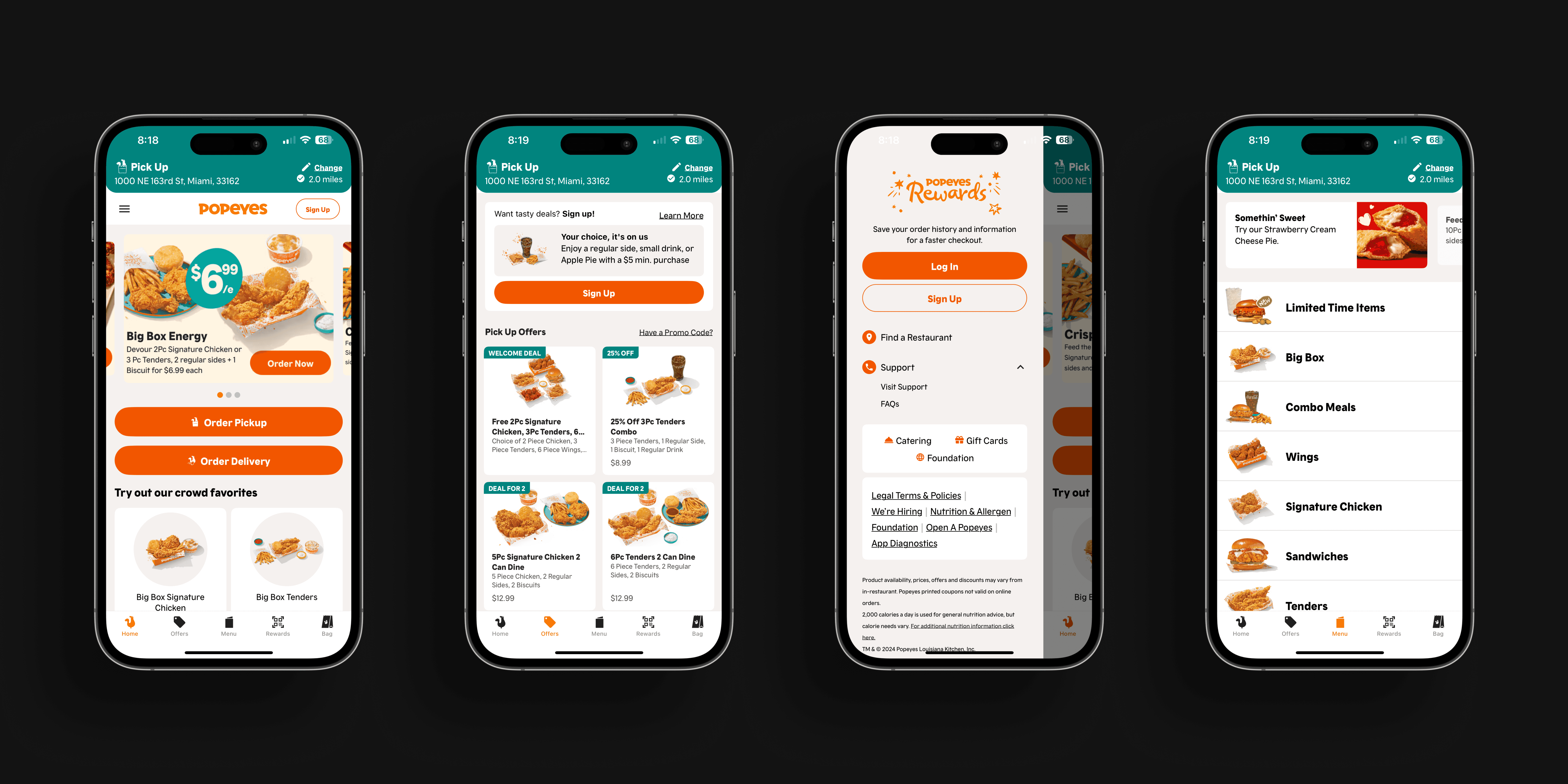 Pedro Rodrigues Senior Product designer - Popeyes App