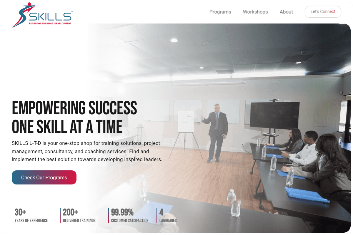 the cover image of skills l t d client project