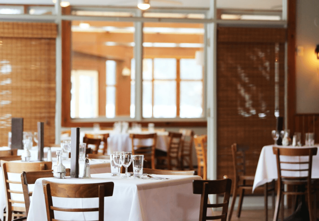 healthy restaurant interior in Toronto showing a place for mindful eating