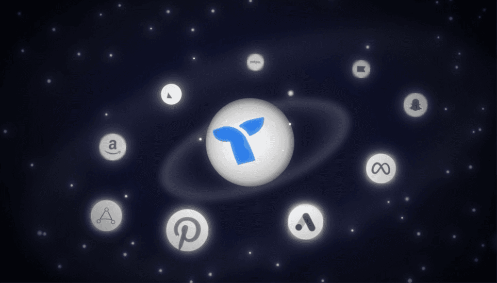 white oval shape with a black background