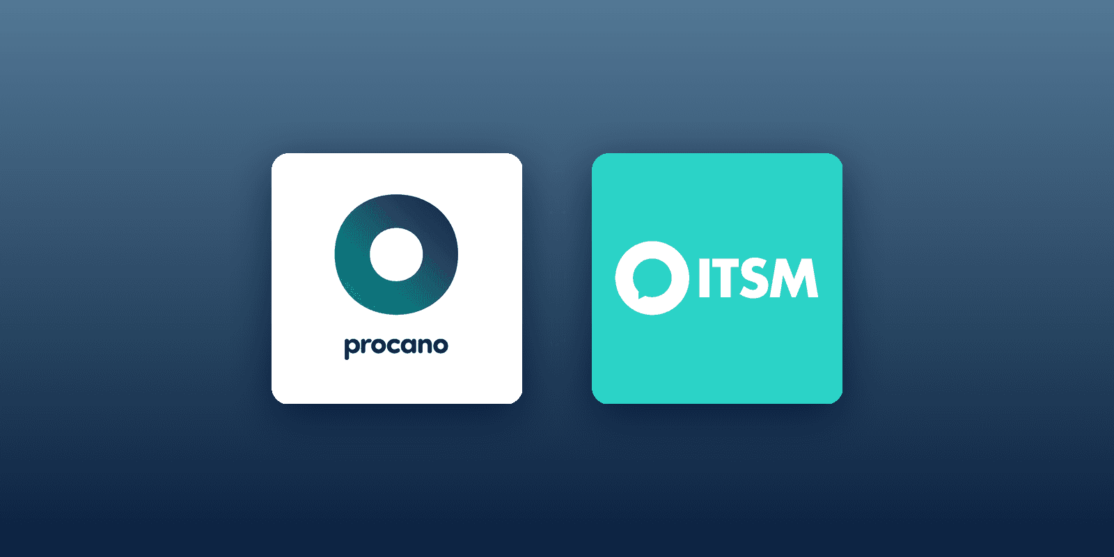 Procano og HaloITSM logoer side om side, koblet som partnere.