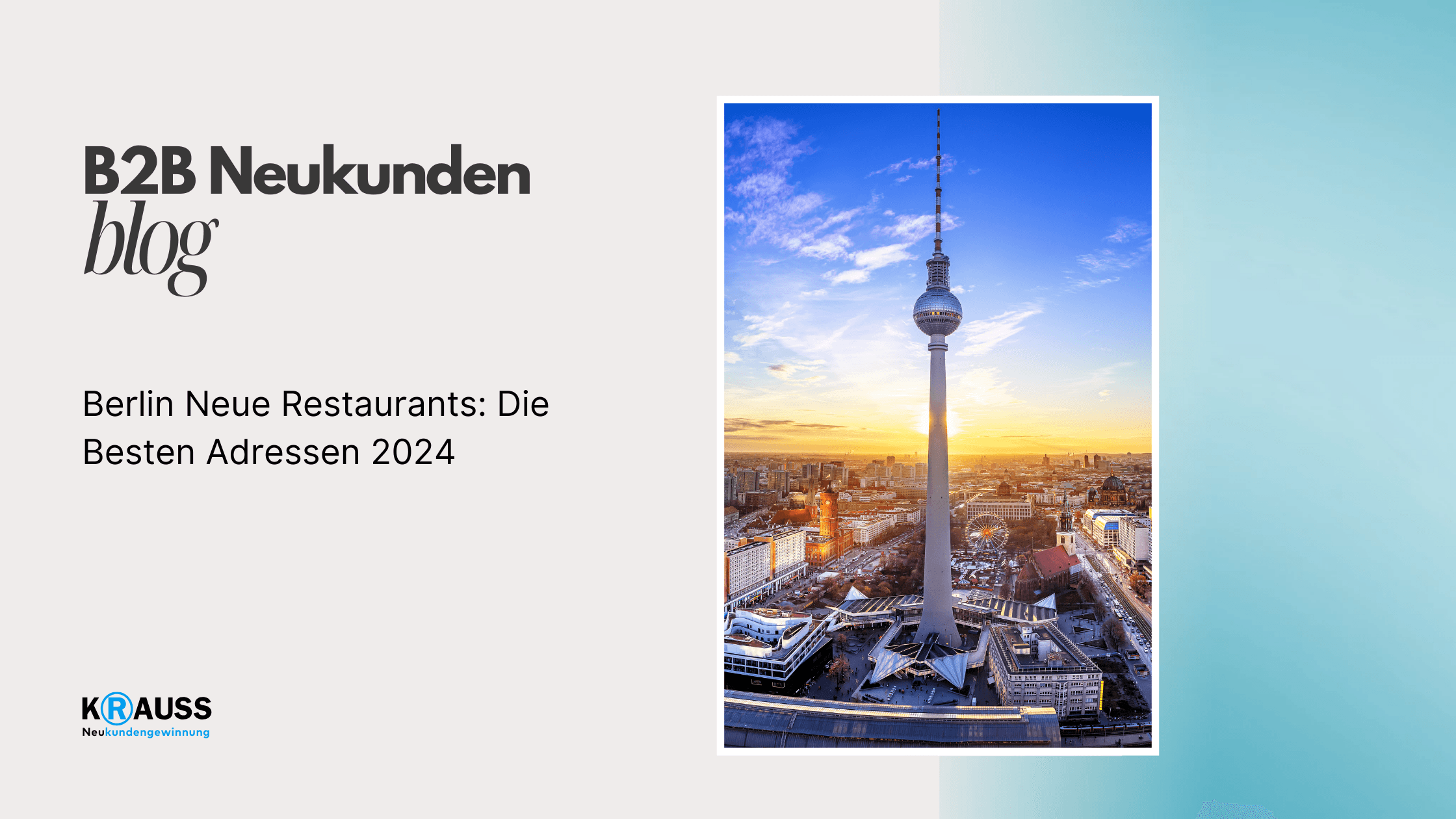 Berlin Neue Restaurants: Die Besten Adressen 2024