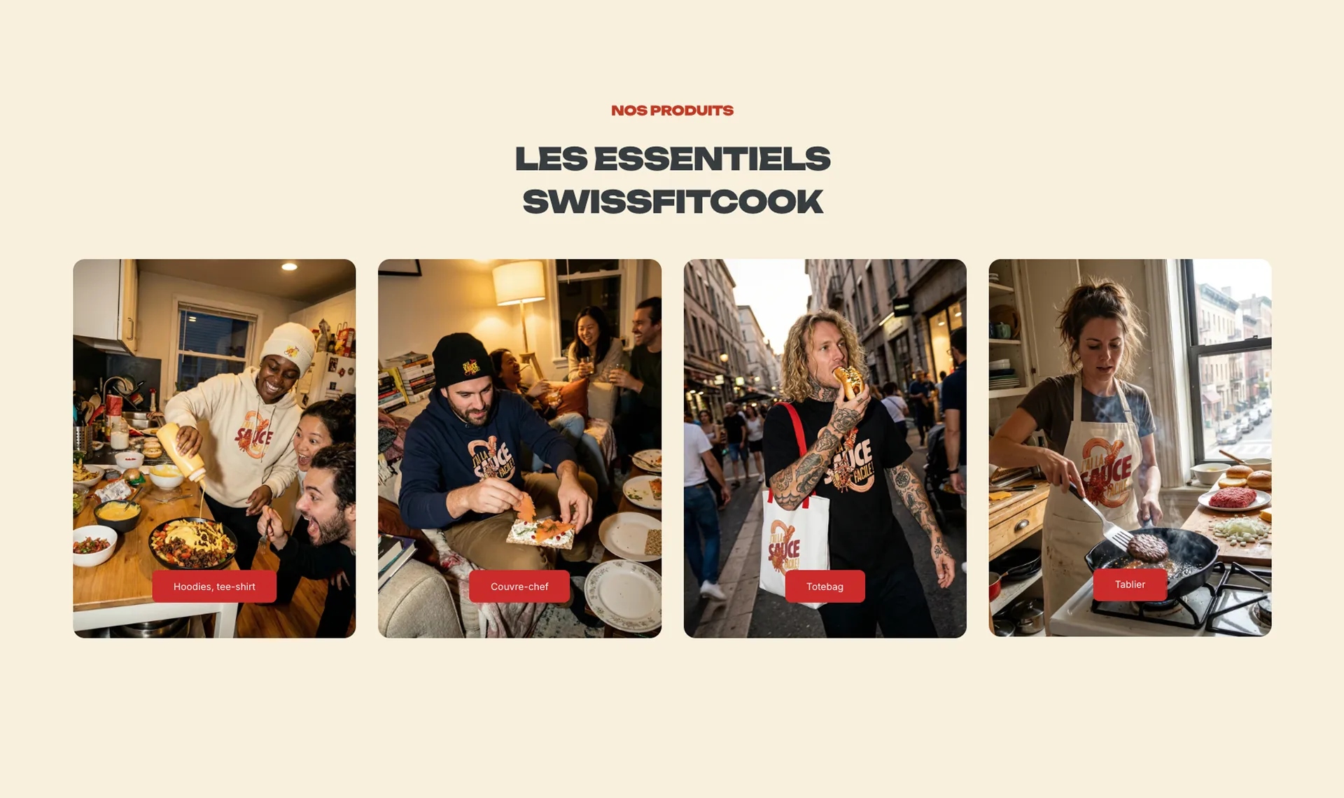 Moodboard photo de la communauté Swiss Fit Cook