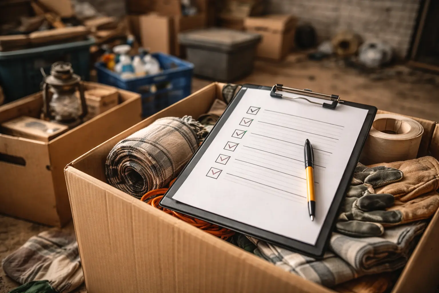 Checkliste zu Keller entrümpeln