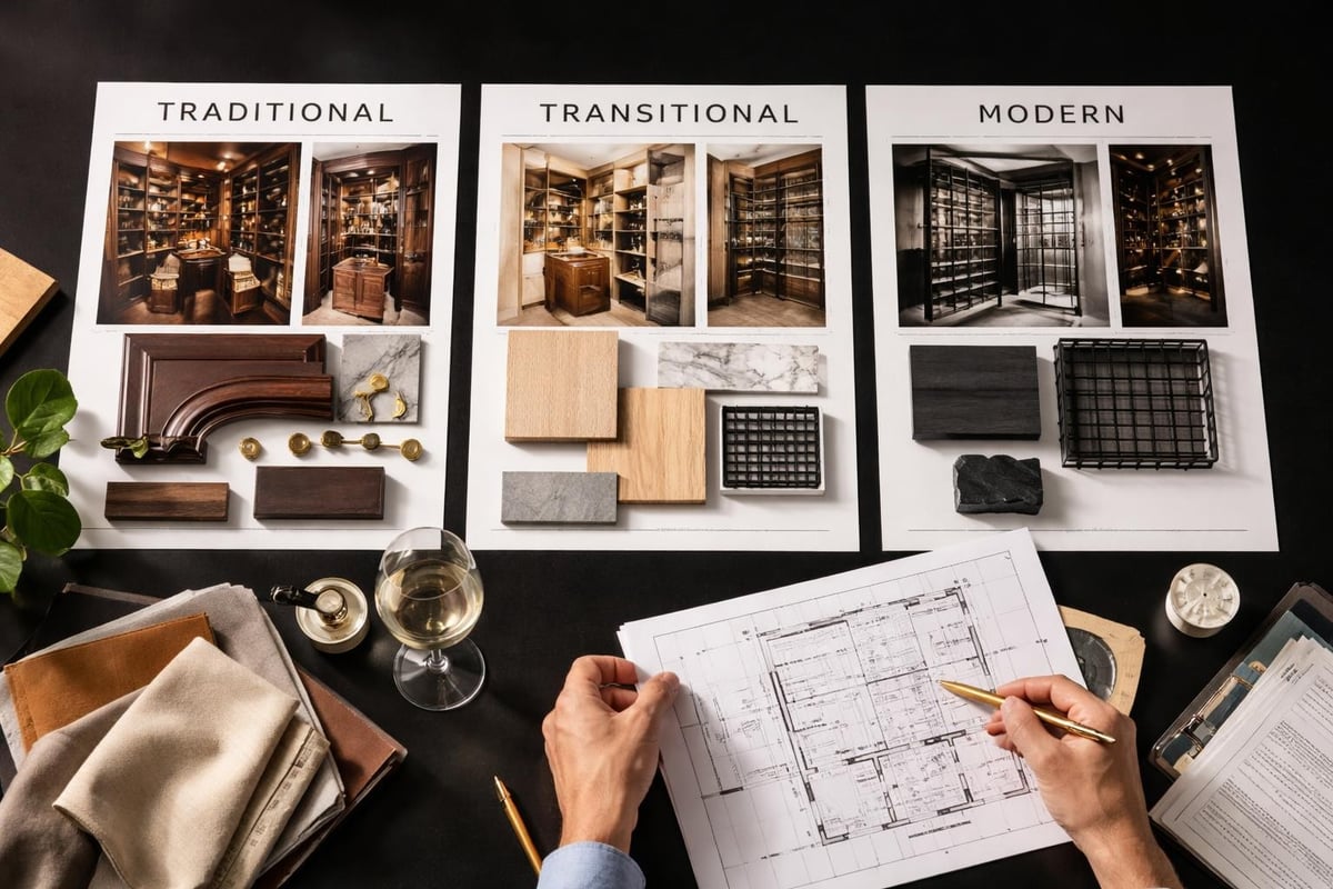 Wine cellar design integration