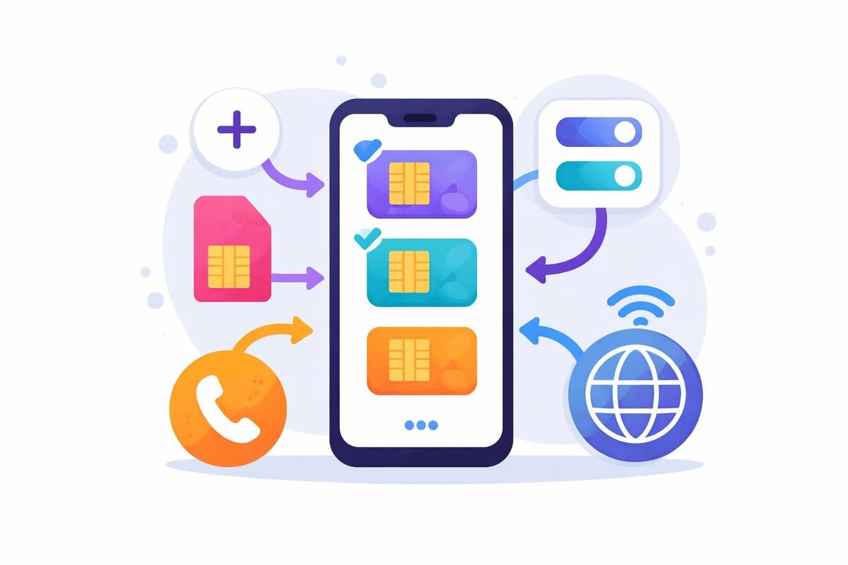 Dual eSIM profiles management